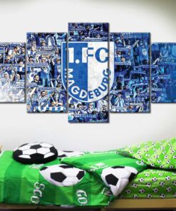 Alternative view of 1. FC Magdeburg Sport 04 FCM Leinwandbilder