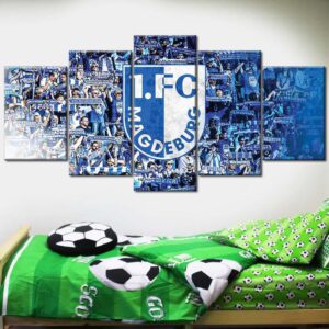 Alternative view of 1. FC Magdeburg Sport 04 FCM Leinwandbilder