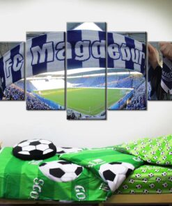 Alternative view of 1. FC Magdeburg Sport 05 FCM Leinwandbilder