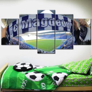 Alternative view of 1. FC Magdeburg Sport 05 FCM Leinwandbilder