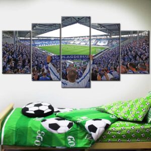Alternative view of 1. FC Magdeburg Sport 06 FCM Leinwandbilder