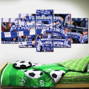 Alternative view of 1. FC Magdeburg Sport 08 FCM Leinwandbilder