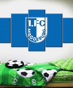 Alternative view of 1. FC Magdeburg Sport 11 FCM Leinwandbilder