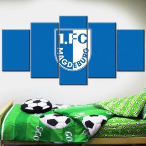 Alternative view of 1. FC Magdeburg Sport 11 FCM Leinwandbilder