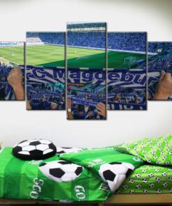 Alternative view of 1. FC Magdeburg Sportplatz FCM Leinwandbilder