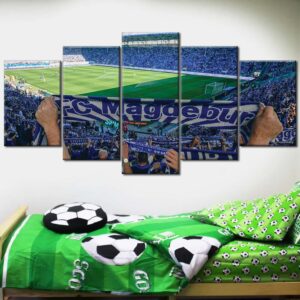 Alternative view of 1. FC Magdeburg Sportplatz FCM Leinwandbilder