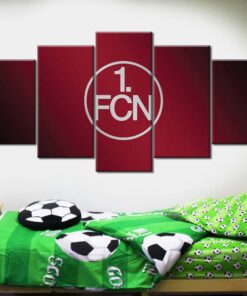 Alternative view of 1. FC Nürnberg Sport 06 FCN Leinwandbilder