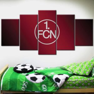 Alternative view of 1. FC Nürnberg Sport 06 FCN Leinwandbilder