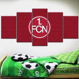 Alternative view of 1. FC Nürnberg Sport 08 FCN Leinwandbilder