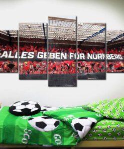 Alternative view of 1. FC Nürnberg Sportplatz 05 FCN Leinwandbilder