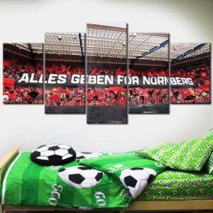 Alternative view of 1. FC Nürnberg Sportplatz 05 FCN Leinwandbilder