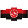 1. FC Nürnberg Schwarz-Rot FCN Leinwandbilder