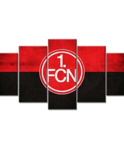 1. FC Nürnberg Schwarz-Rot FCN Leinwandbilder