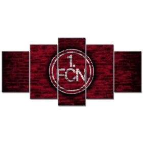 1. FC Nürnberg Dunkelrote Ziegelwand FCN Leinwandbilder