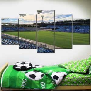 Alternative view of 1. FC Saarbrücken Spielfeld Ludwigspark Stadion 2 Leinwandbilder