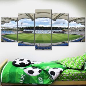 Alternative view of 1. FC Saarbrücken Spielfeld Ludwigspark Stadion 3 Leinwandbilder