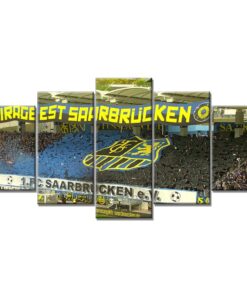 1. FC Saarbrücken Spielfeld Ludwigspark Stadion 4 Leinwandbilder