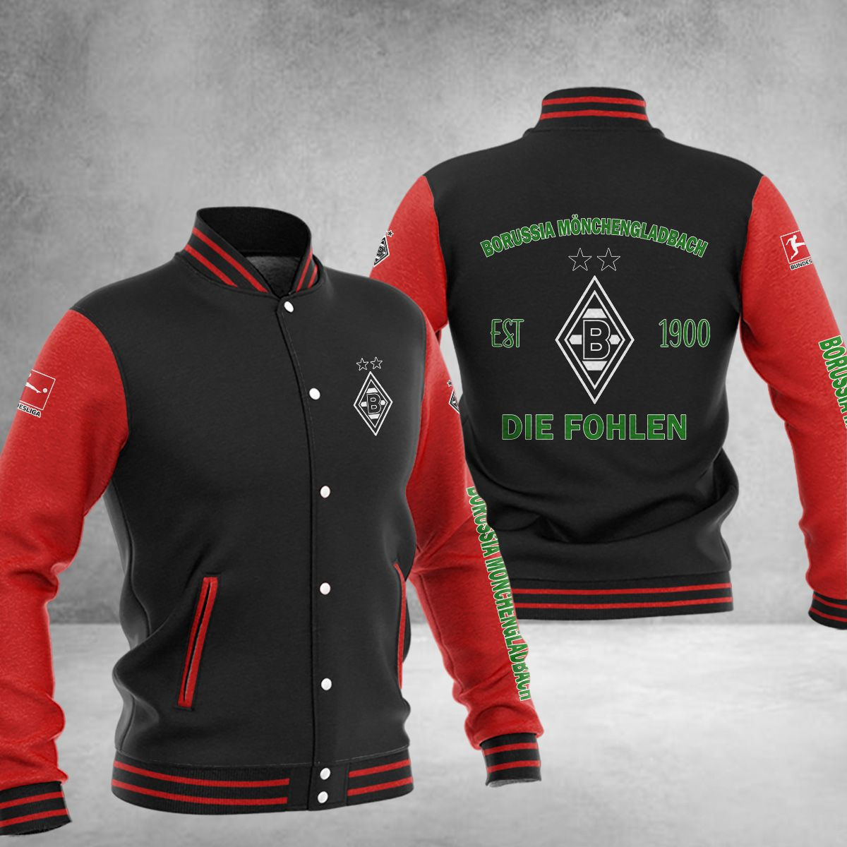Borussia Mönchengladbach College Jacke 02 – Bild 3