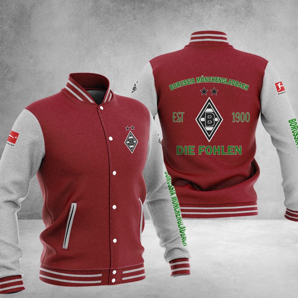 Borussia Mönchengladbach College Jacke 02 – Bild 4