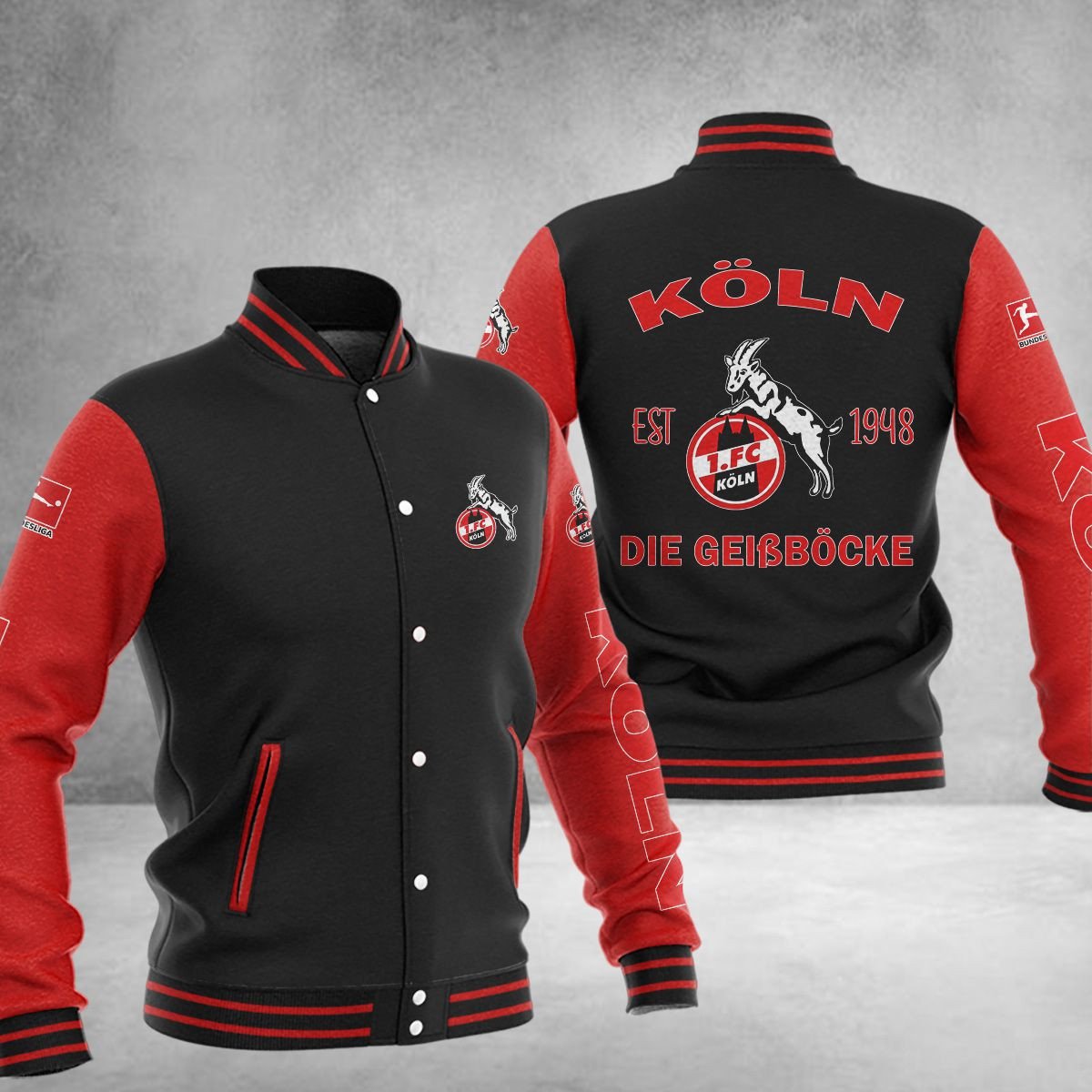 1. FC Köln College Jacke 02 – Bild 3