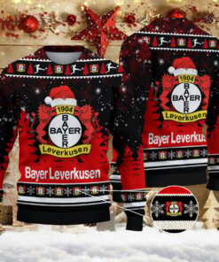 Weihnachtspullover Bayer 04 Leverkusen – Ugly Christmas Sweater