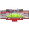 FC Bayern München Allianz Arena Spielfeld Mia san mia 12 FCB Leinwandbilder
