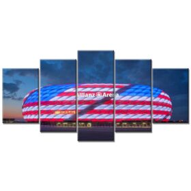 FC Bayern München Allianz Arena Spielfeld Mia san mia 22 FCB Leinwandbilder