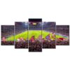 FC Bayern München Allianz Arena Spielfeld Mia san mia 4 FCB Leinwandbilder