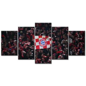 FC Bayern München Allianz Arena Spielfeld Mia san mia 9 FCB Leinwandbilder
