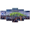 DSC Arminia Bielefeld FC Blau-Schwarz-Weiß 02 DSC Leinwandbilder