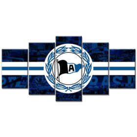 Eintracht Braunschweig Blaue Ziegelwand EBS Leinwandbilder