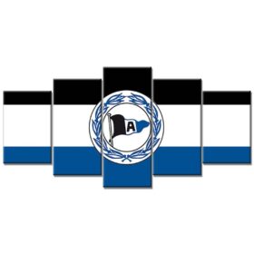 DSC Arminia Bielefeld FC Blau-Schwarz-Weiß 03 DSC Leinwandbilder