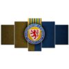Eintracht Braunschweig Blau-Gelb 3 EBS Leinwandbilder