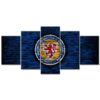 Eintracht Braunschweig Blau-Gelb 02 EBS Leinwandbilder