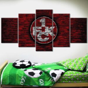 Alternative view of 1. FC Kaiserslautern 1FCK Ziegelwand Leinwandbilder