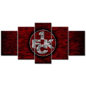 1. FC Kaiserslautern 1FCK Ziegelwand Leinwandbilder