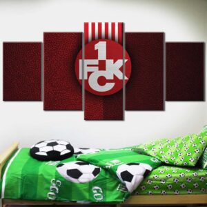 Alternative view of 1. FC Kaiserslautern 1FCK Rot Leinwandbilder