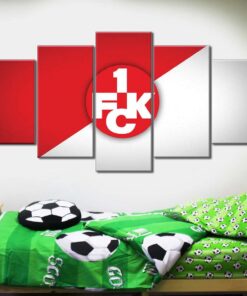 Alternative view of 1. FC Kaiserslautern 1FCK Rot-Weiß Leinwandbilder