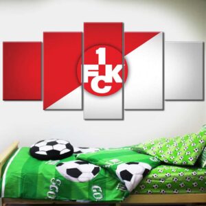 Alternative view of 1. FC Kaiserslautern 1FCK Rot-Weiß Leinwandbilder