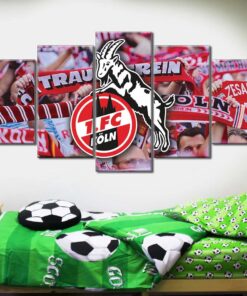 Alternative view of 1. FC Köln Fans Sport KOE Leinwandbilder