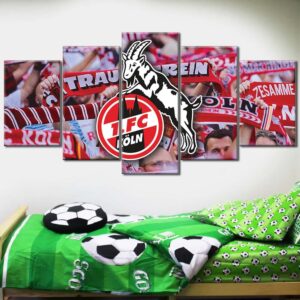 Alternative view of 1. FC Köln Fans Sport KOE Leinwandbilder
