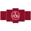 1. FC Nürnberg Roter Hintergrund FCN Leinwandbilder