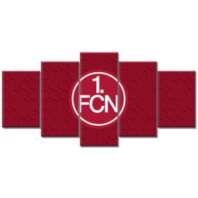 1. FC Nürnberg Roter Hintergrund FCN Leinwandbilder