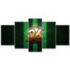 Hannover 96 Grünes Metall Leinwandbilder