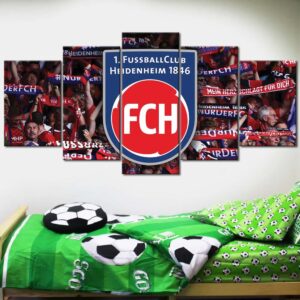 Alternative view of 1. FC Heidenheim 1846 Fans FCH Leinwandbilder