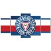 Holstein Kiel FC Kieler SV Holstein 1900 Blauer Hintergrund 07 Leinwandbilder