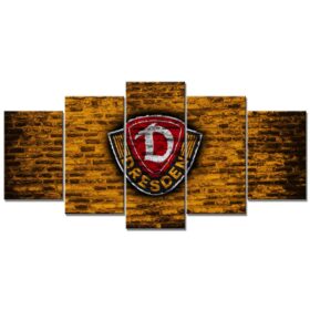 SG Dynamo Dresden Gelbe Ziegelwand Leinwandbilder