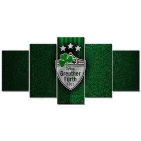 SpVgg Greuther Fürth Grünes Leder Leinwandbilder