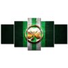 SpVgg Greuther Fürth Grünes Metall Leinwandbilder