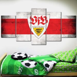 Alternative view of VfB Stuttgart Fußballclub 09 VFB Leinwandbilder